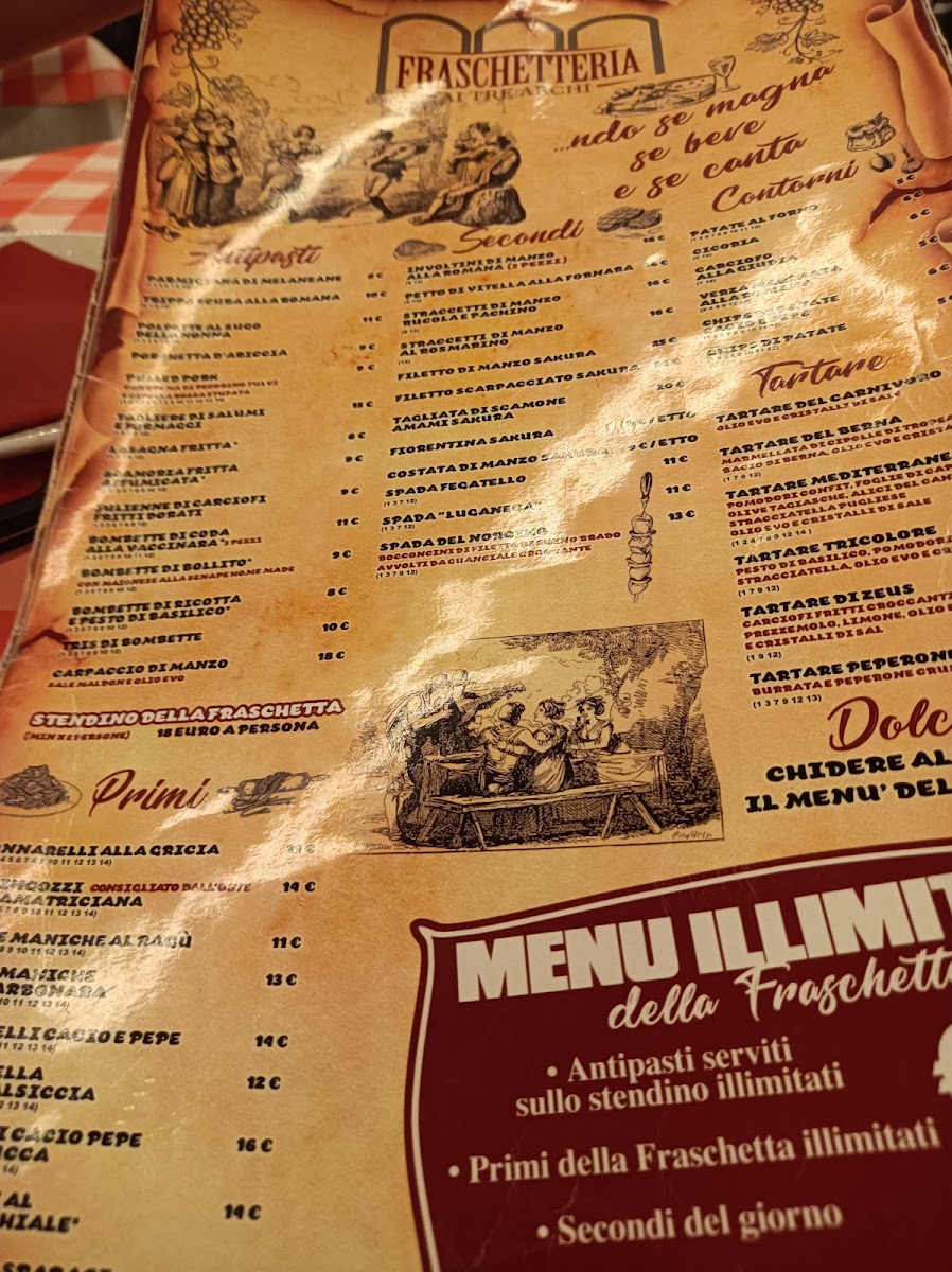 Fraschetteria Ai Tre Archi Photo Menu 10