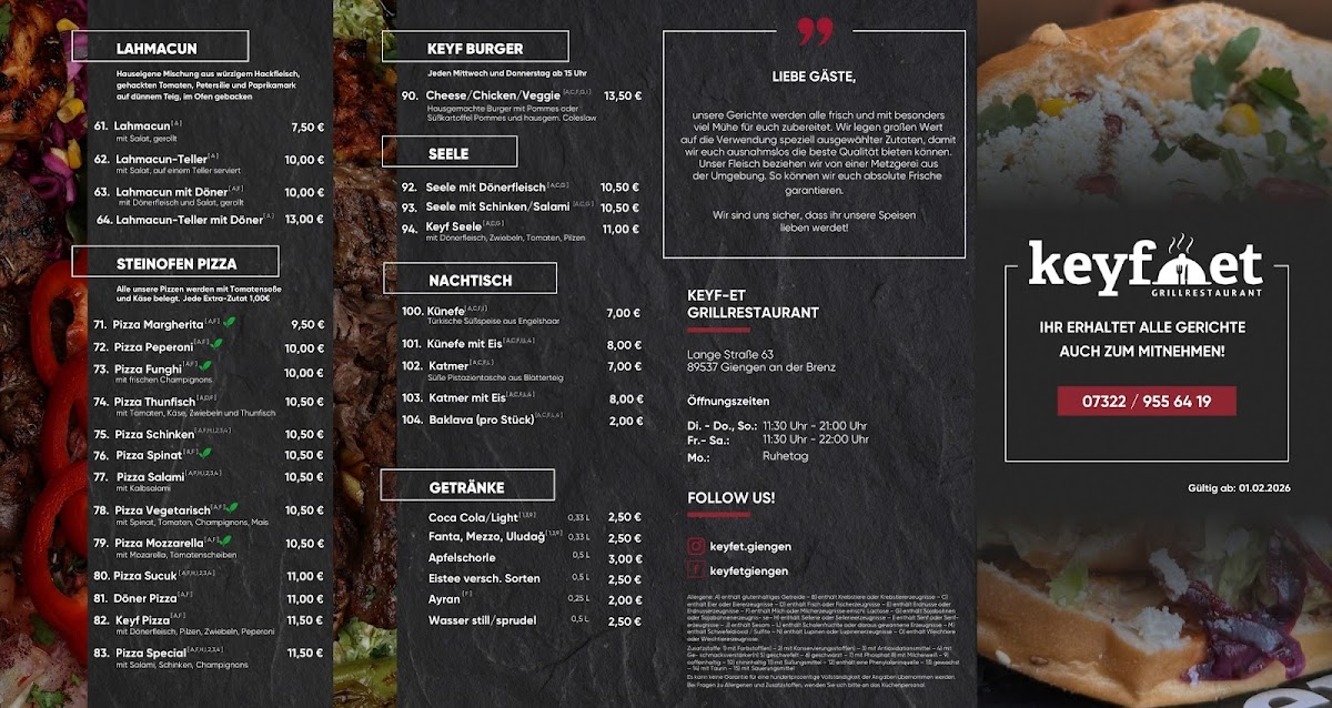 Keyf-Et Grillrestaurant Photo Menu 1