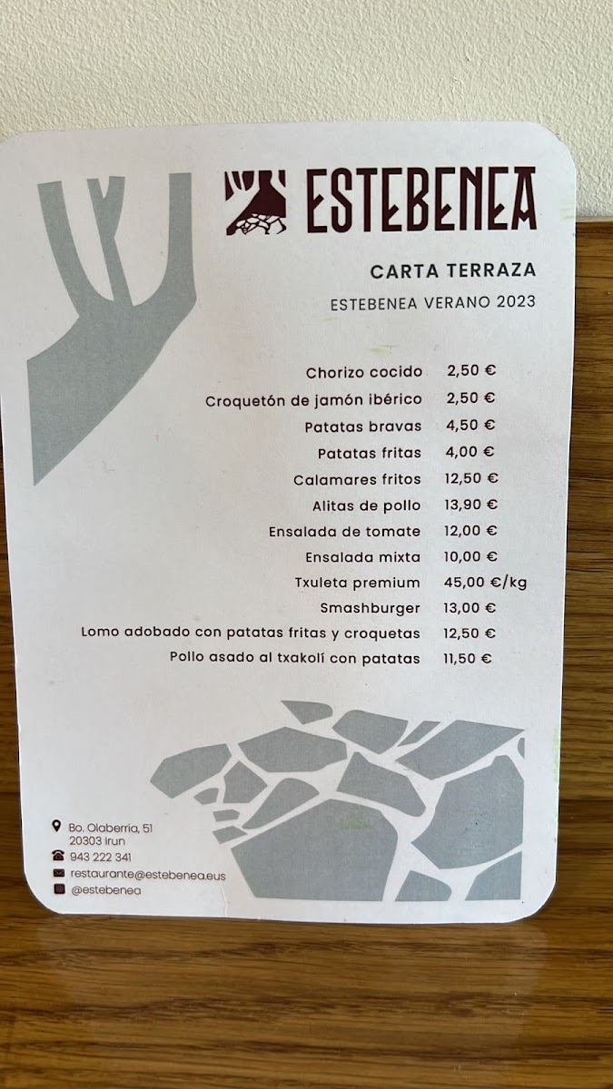 Estebenea Taberna Photo Menu 3