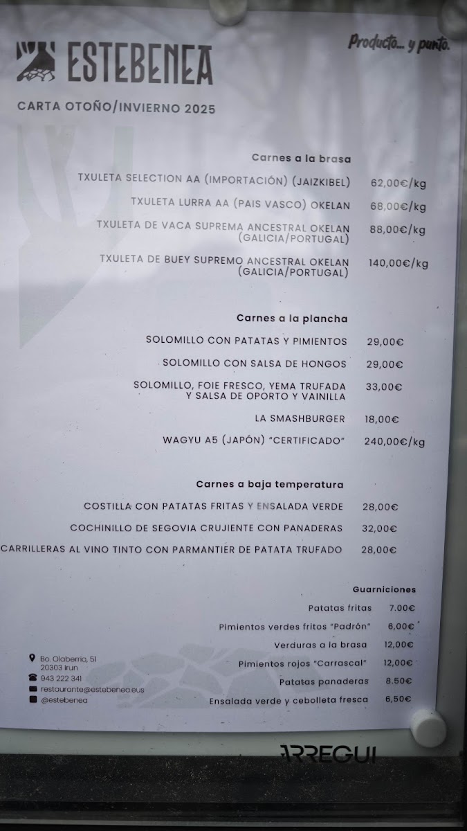 Estebenea Taberna Photo Menu 5