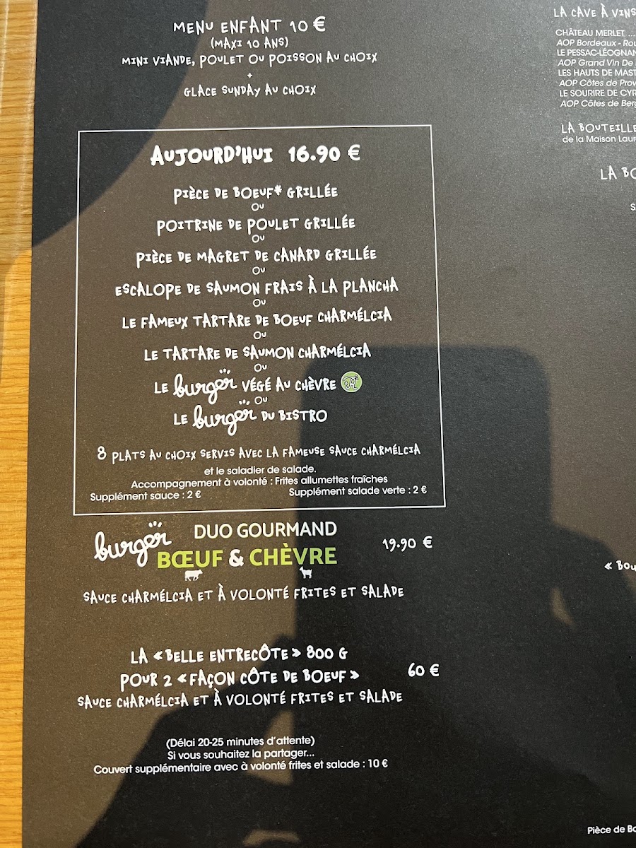 Bistro Régent Périgueux Photo Menu 1