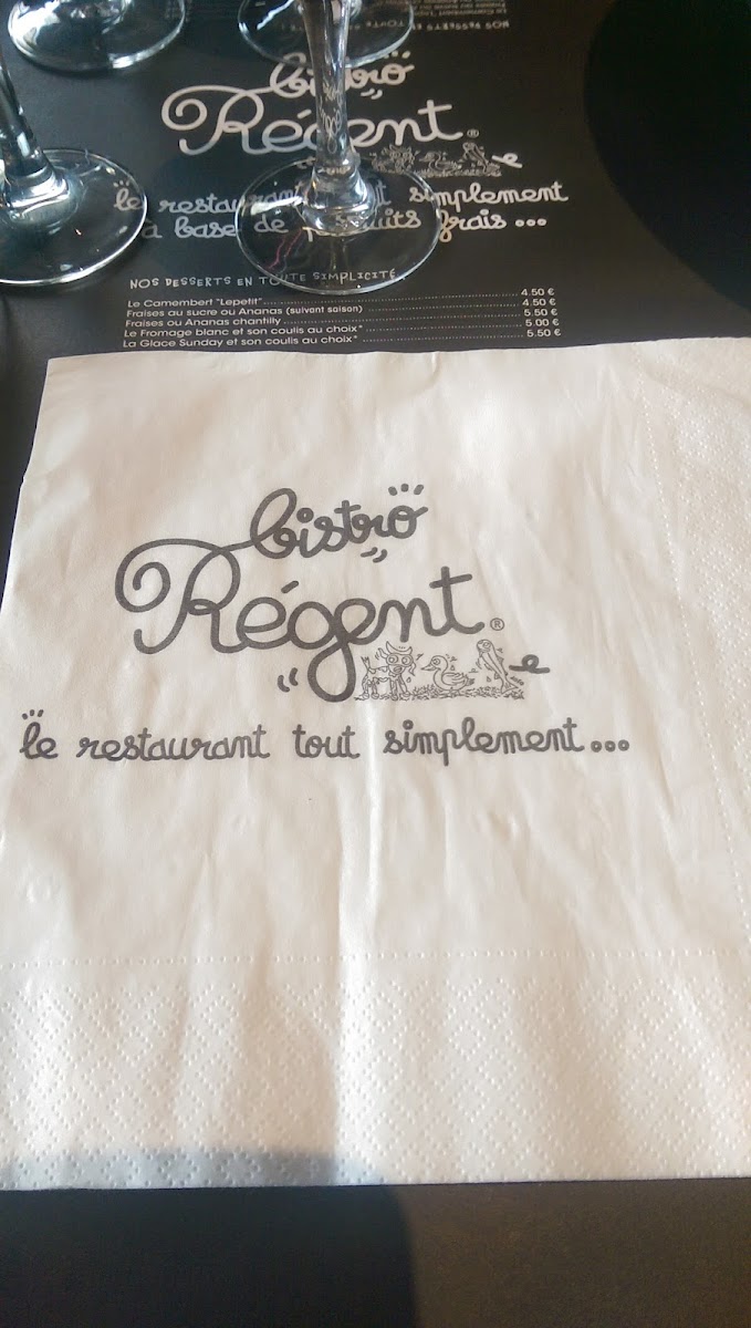 Bistro Régent Périgueux Photo Menu 6