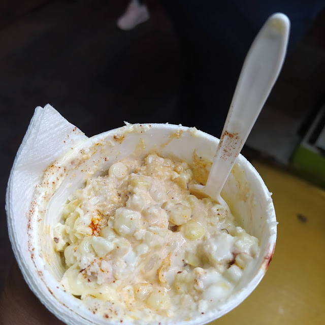 Esquite Con Crema Mayonesa Limon Y Salsas