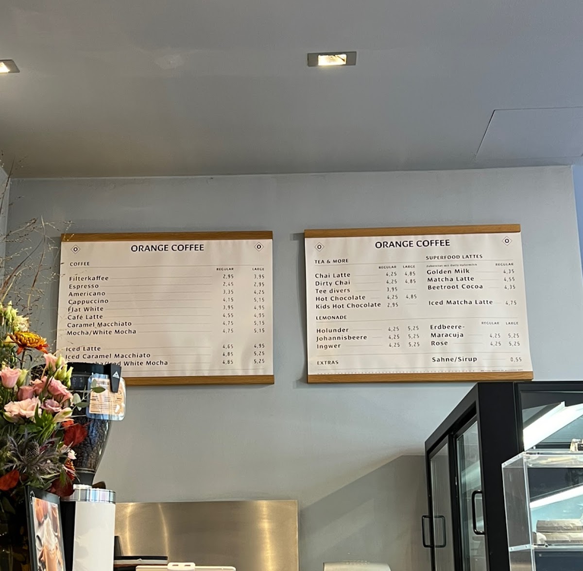 Orange - Finest Coffee Photo Menu 1