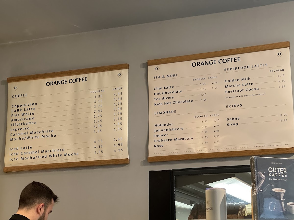Orange - Finest Coffee Photo Menu 4