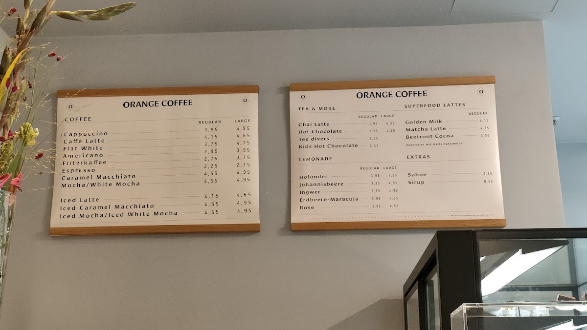 Orange - Finest Coffee Photo Menu 7