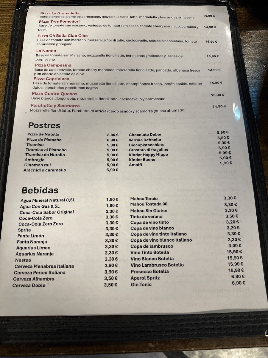 Contemporanei Pizza Napoletana Photo Menu 1