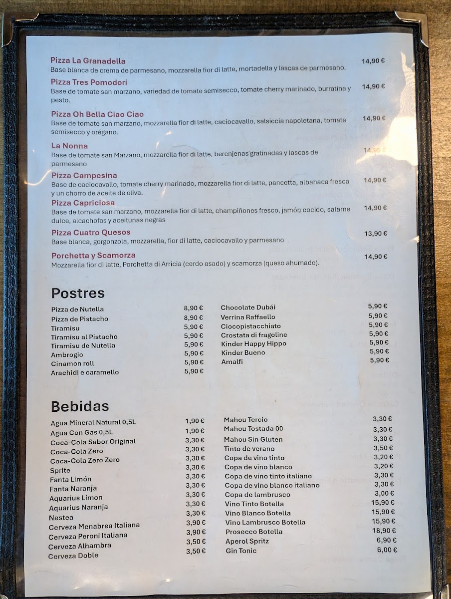 Contemporanei Pizza Napoletana Photo Menu 3