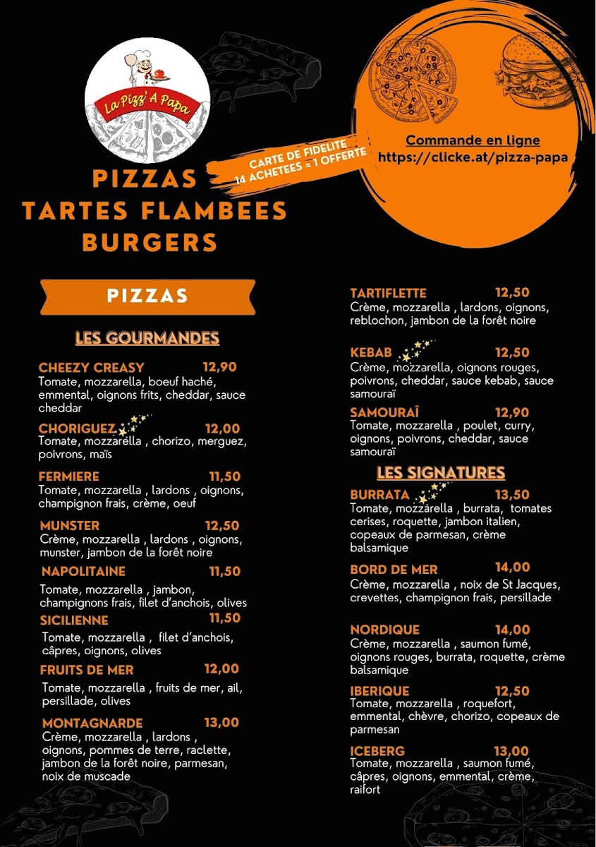 La Pizz' A Papa Mertzwiller Photo Menu 2