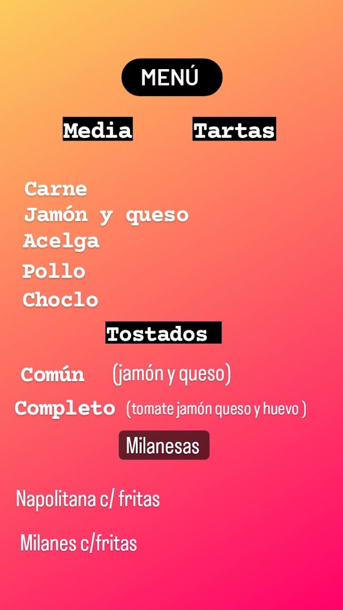 ROTICERIA D Y A Photo Menu 1