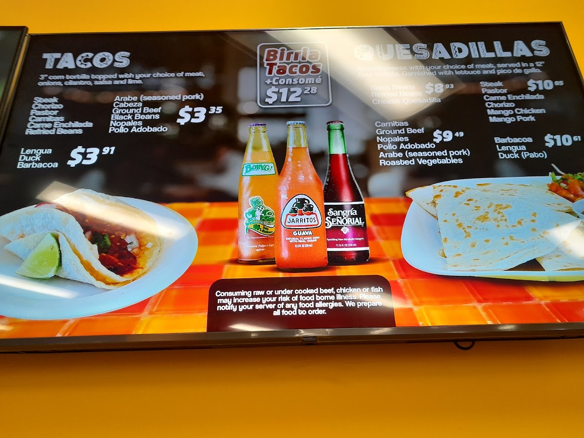 Taqueria Cinco Photo Menu 5