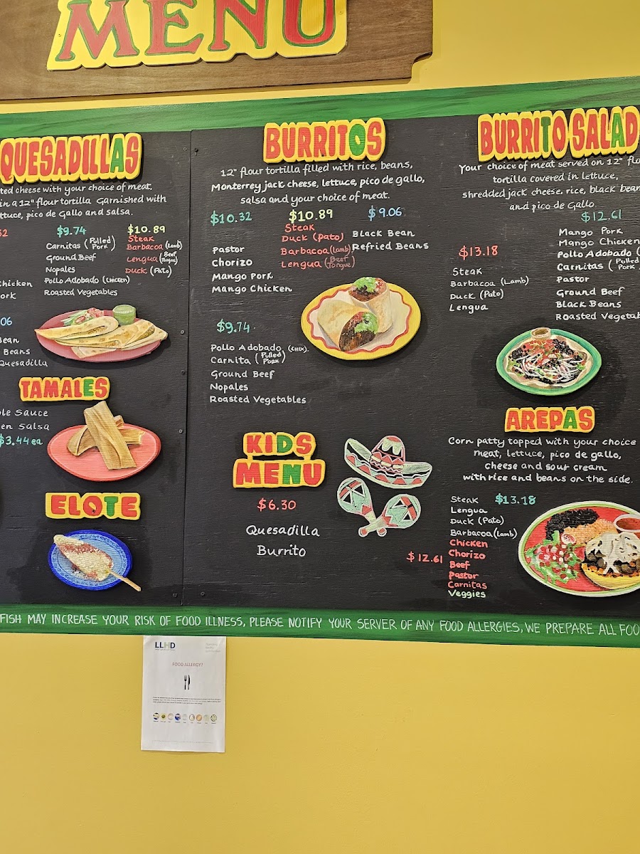 Taqueria Cinco Photo Menu 7