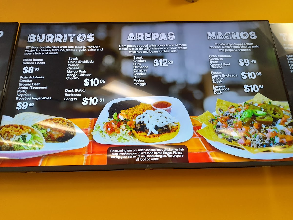 Taqueria Cinco Photo Menu 9