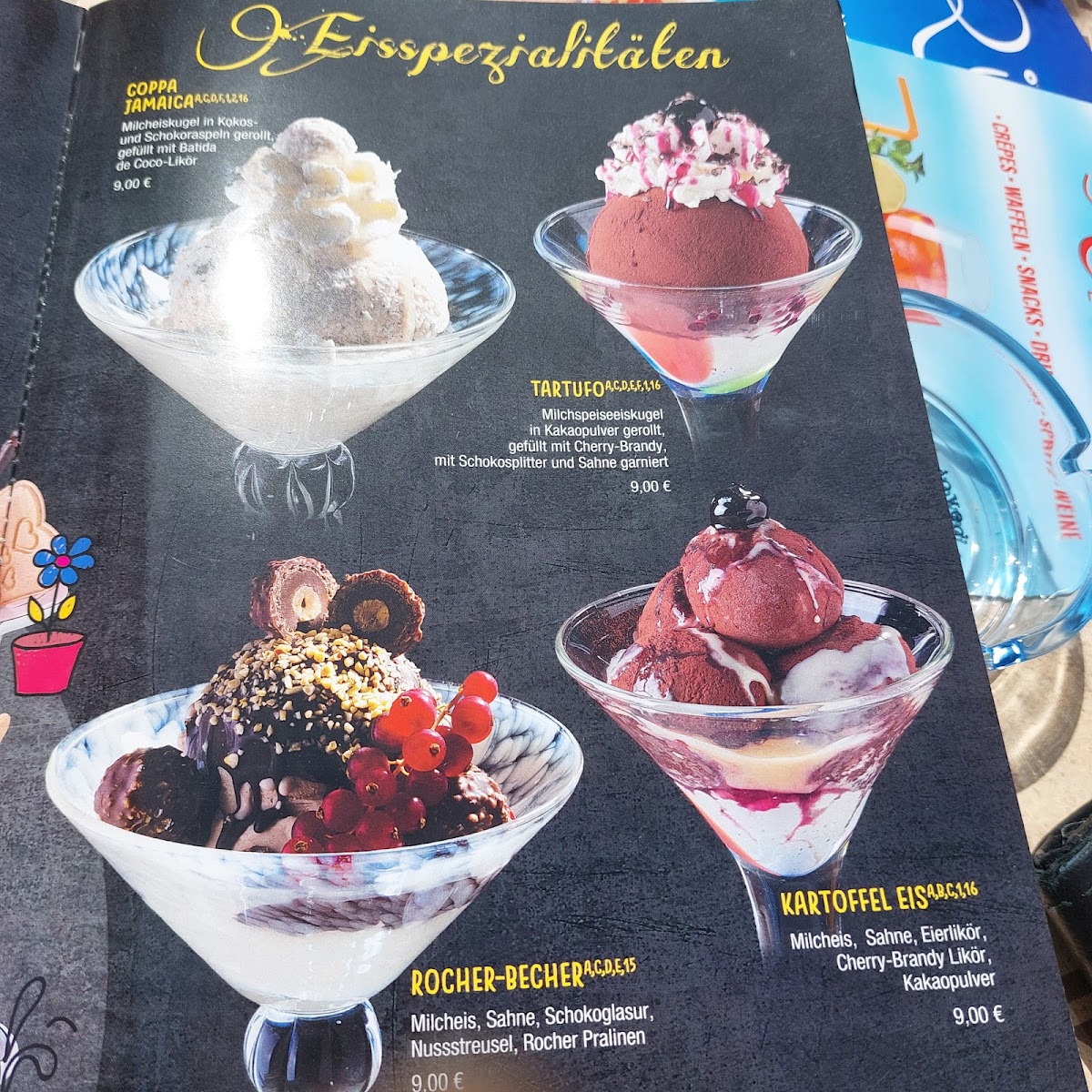 Ice Cream Cafe Riviera Photo Menu 2