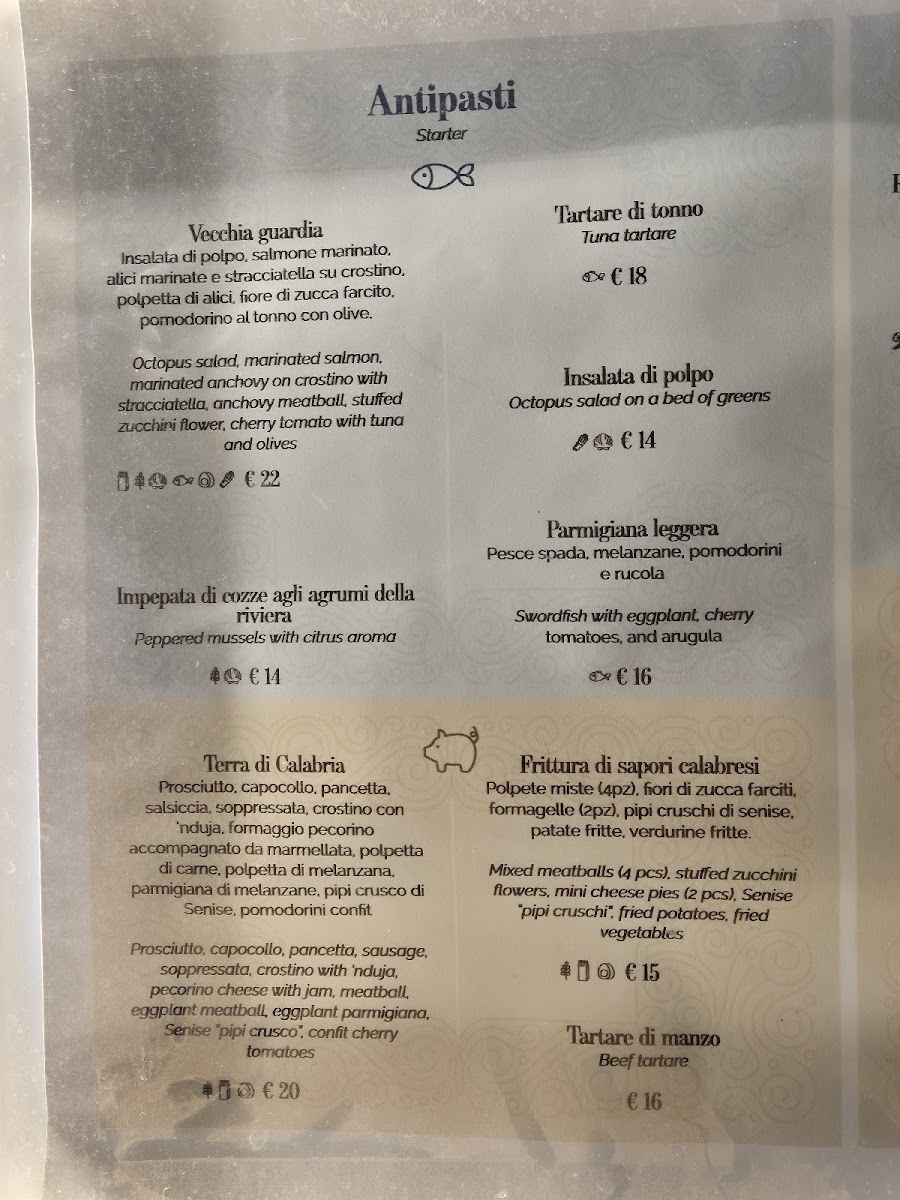 Trattoria La Vecchia Guardia Photo Menu 1