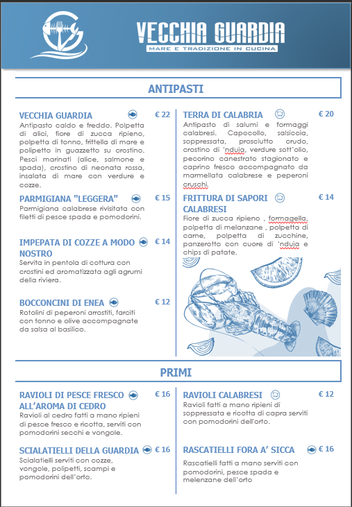 Trattoria La Vecchia Guardia Photo Menu 3