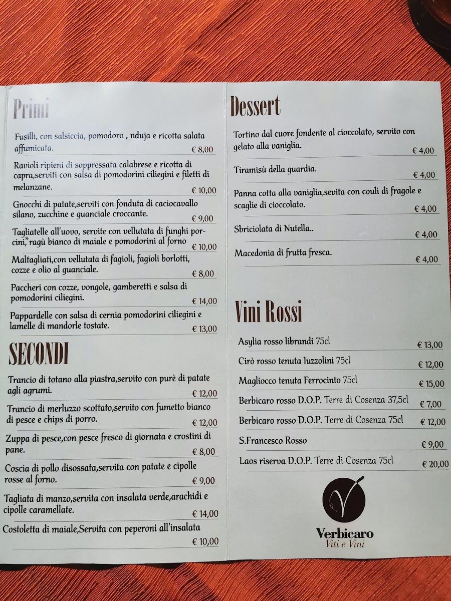 Trattoria La Vecchia Guardia Photo Menu 6