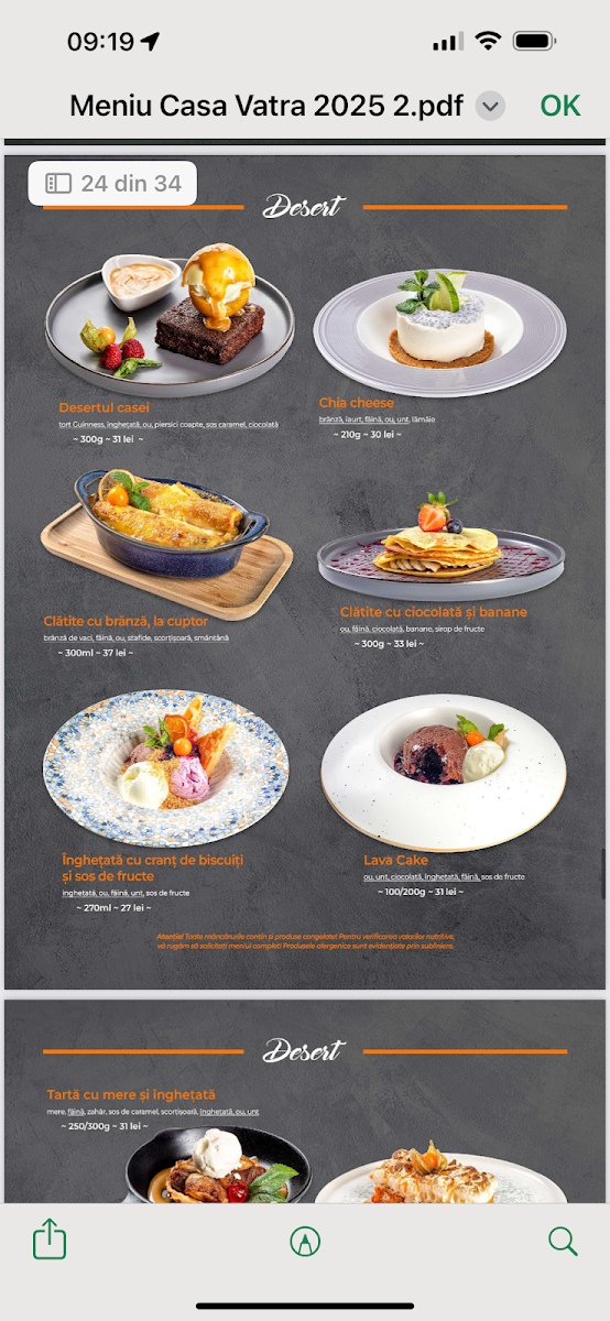 Casa Vatră Photo Menu 4