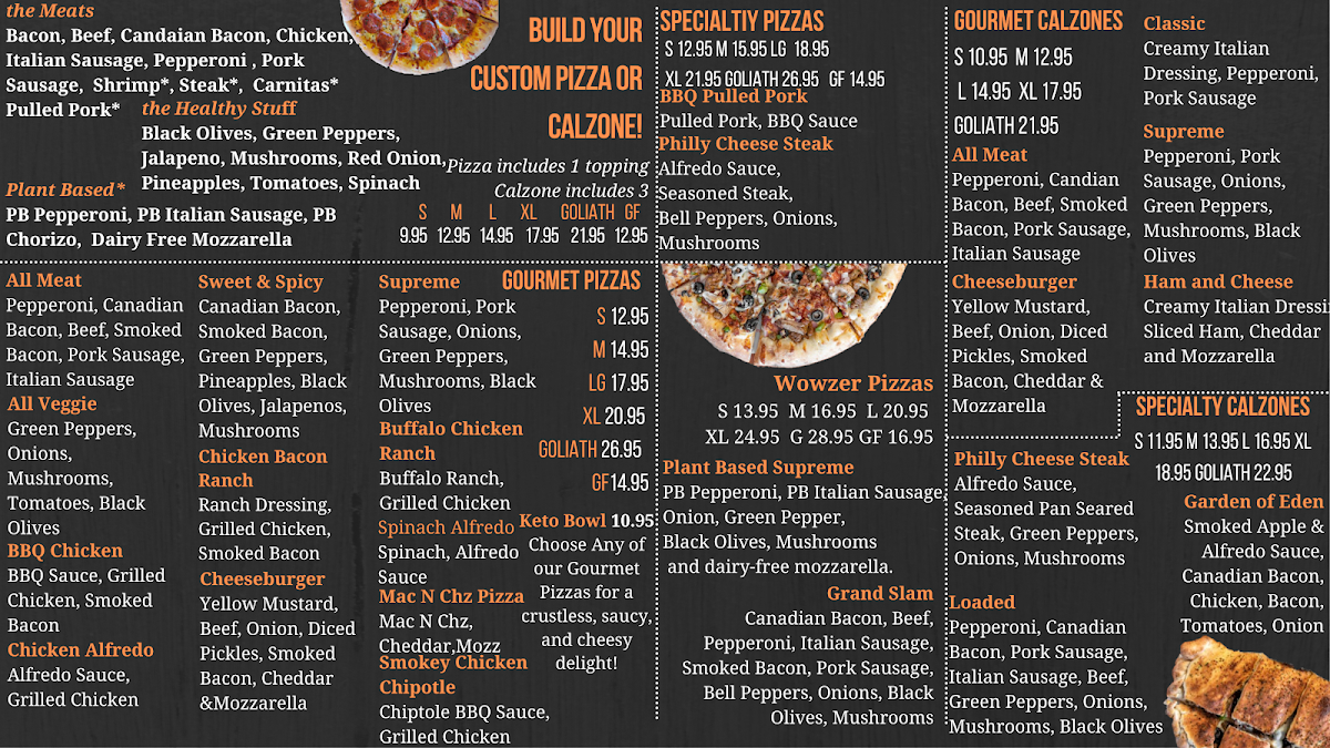 Heavenly Dough Pizzeria Photo Menu 1