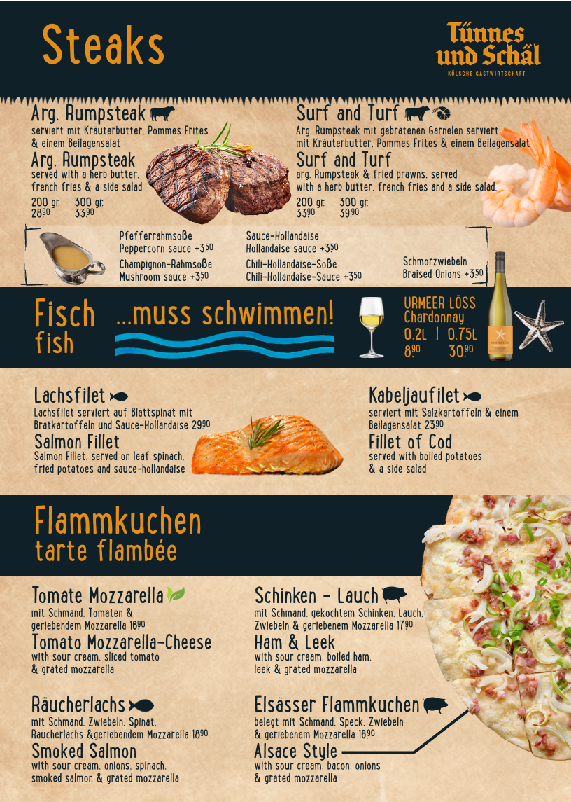 Tünnes und Schäl Kölsche Gastwirtschaft Photo Menu 8