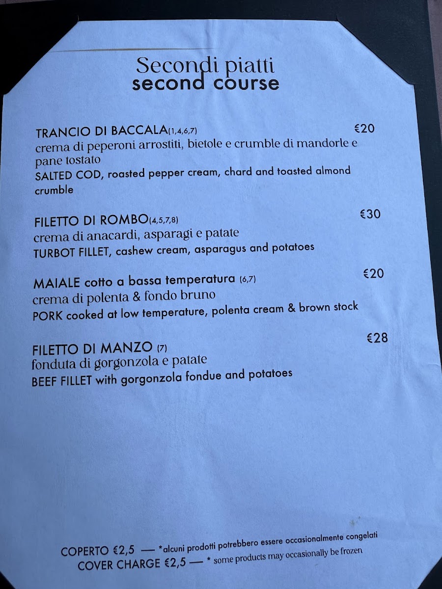 Altrove Ristorante Photo Menu 2