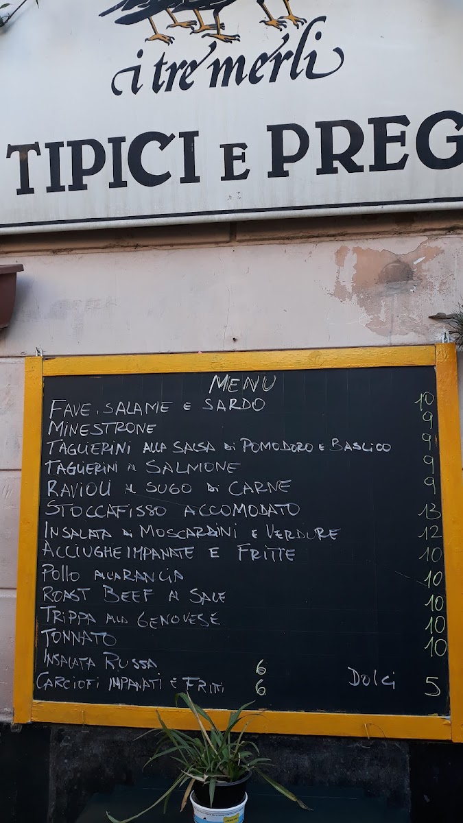I Tre Merli Photo Menu 10