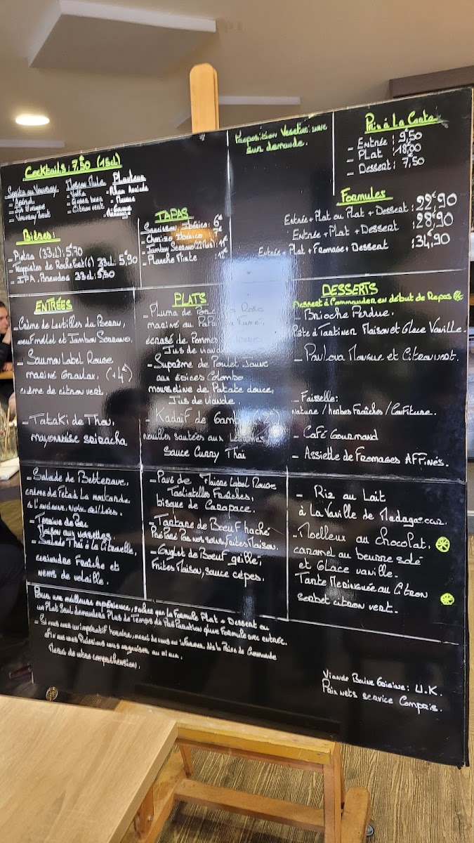 Restaurant Le Coin de Table Photo Menu 2
