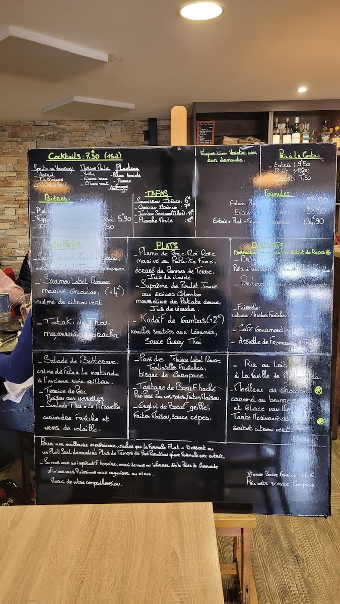 Restaurant Le Coin de Table Photo Menu 7
