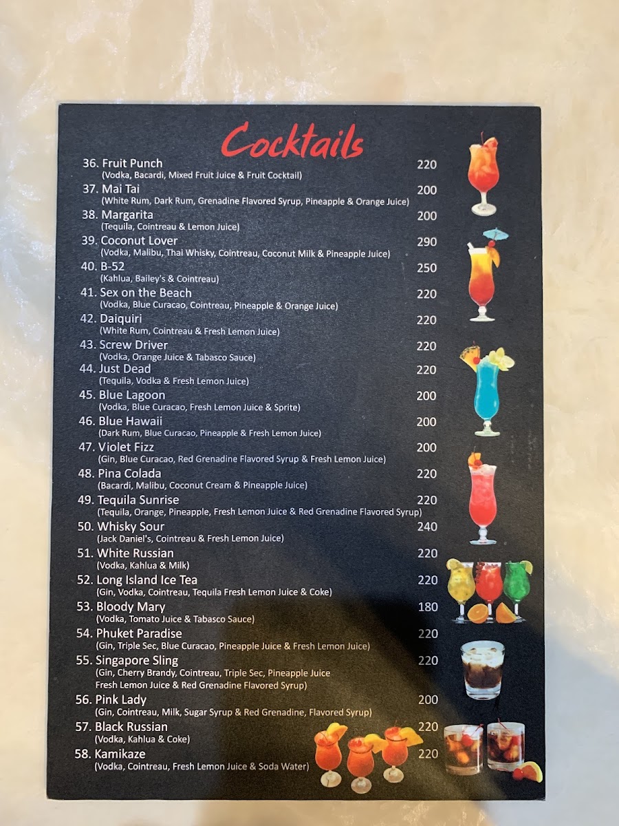 BLUE OCEAN RESTAURANT Photo Menu 6