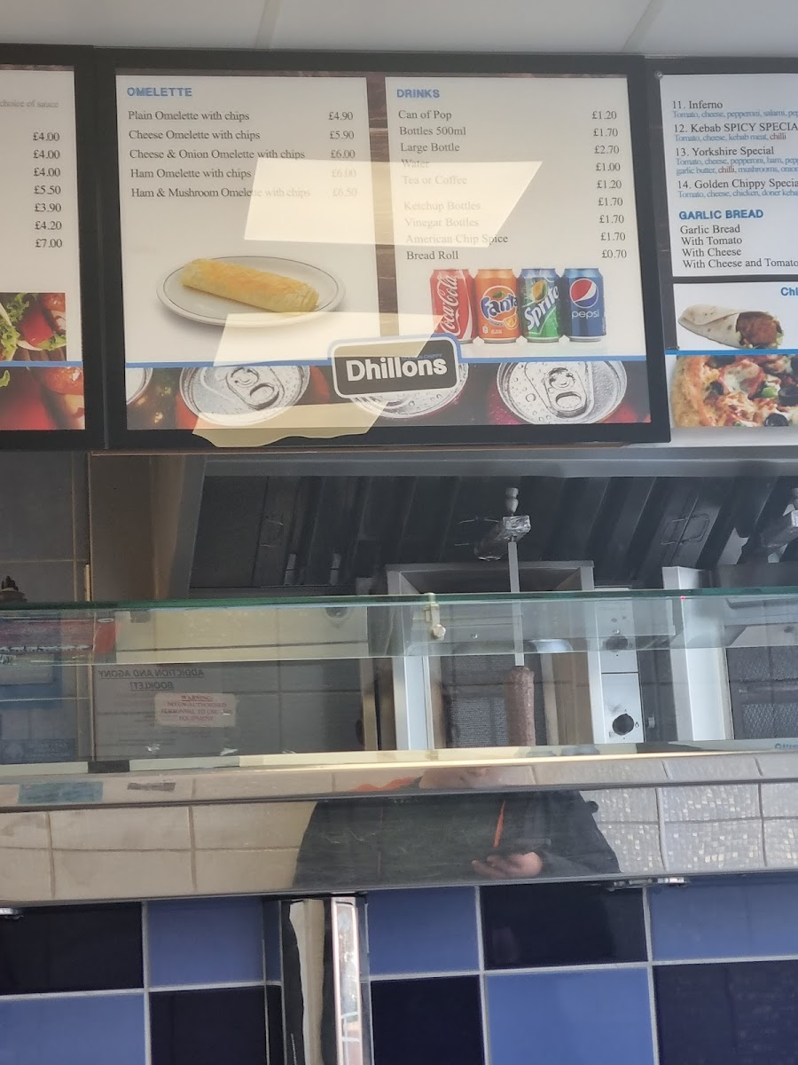 Dhilons Golden Chippy Photo Menu 3