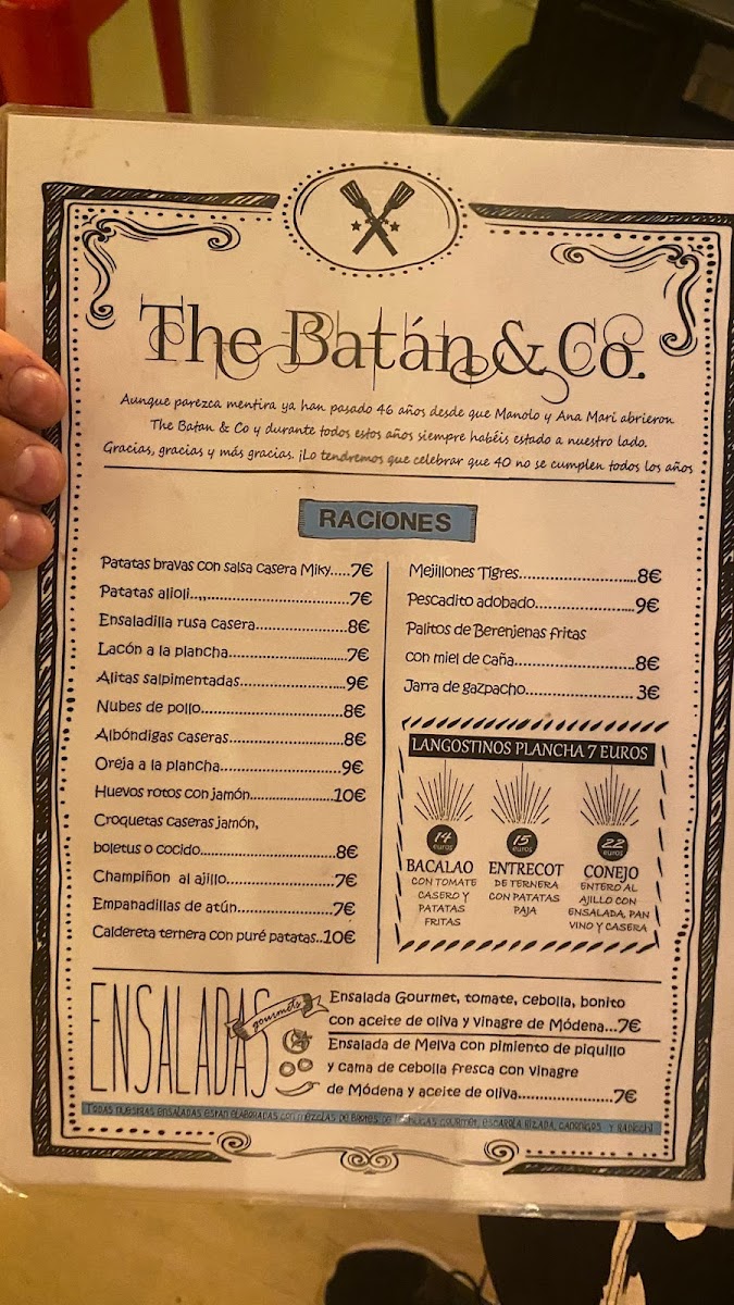 The Batan & CO Photo Menu 3