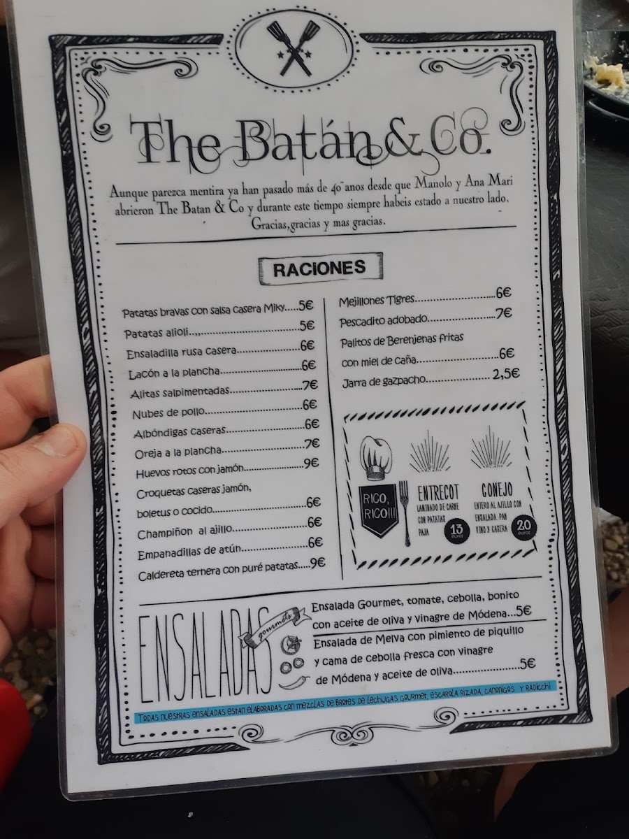 The Batan & CO Photo Menu 6