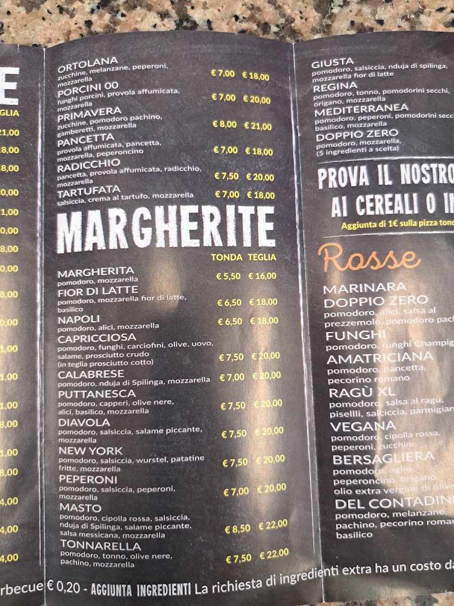 Pizzeria Doppio Zero Photo Menu 3