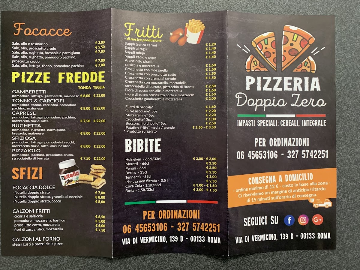 Pizzeria Doppio Zero Photo Menu 7