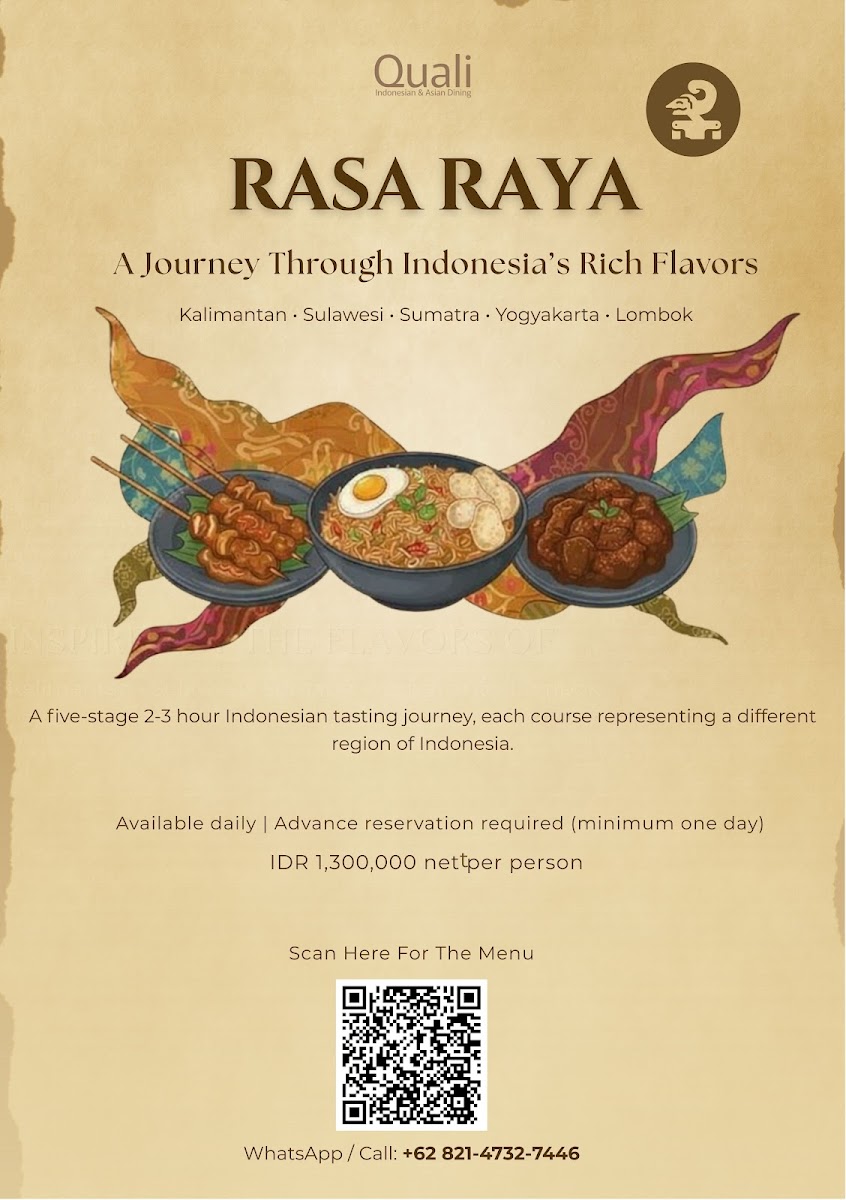 Quali Indonesian & Asian Dining Photo Menu 6