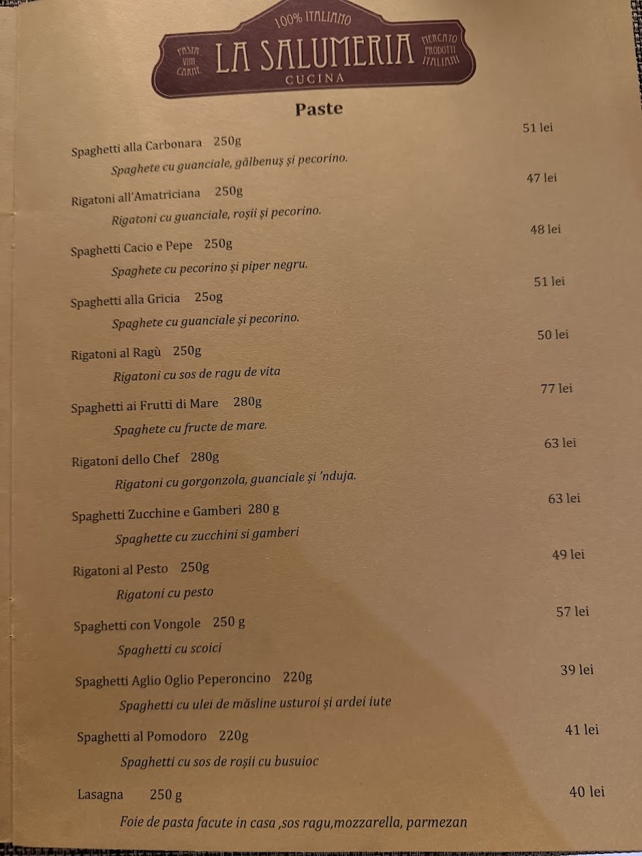 La Salumeria Cucina Photo Menu 4