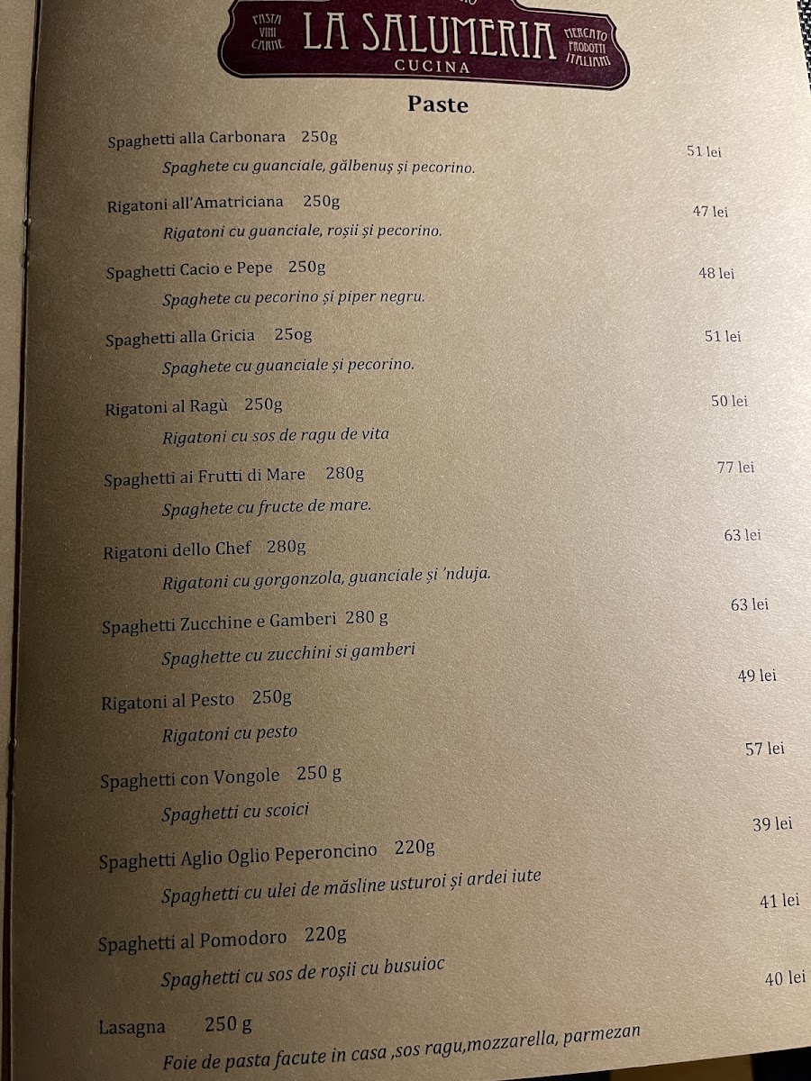 La Salumeria Cucina Photo Menu 7