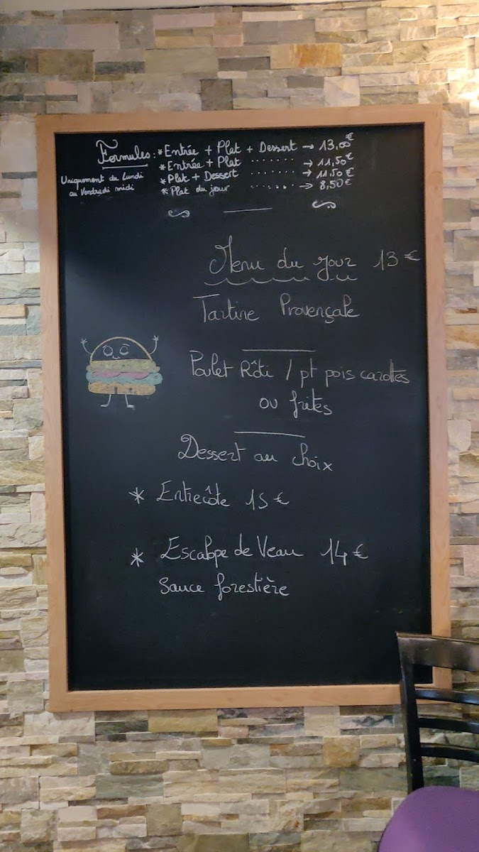 Au Comptoir Photo Menu 2