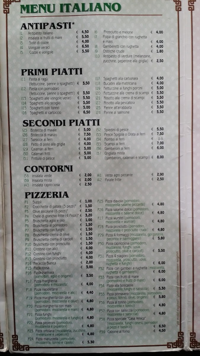 Ristorante Cinese Casa Amica Photo Menu 4