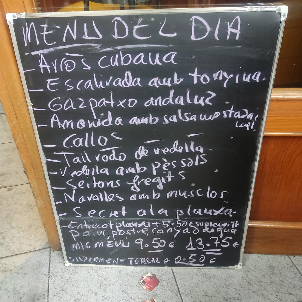 Bar restaurant Sandra Photo Menu 3