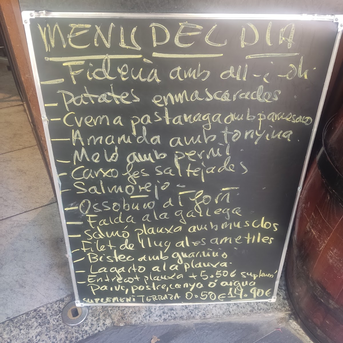 Bar restaurant Sandra Photo Menu 4