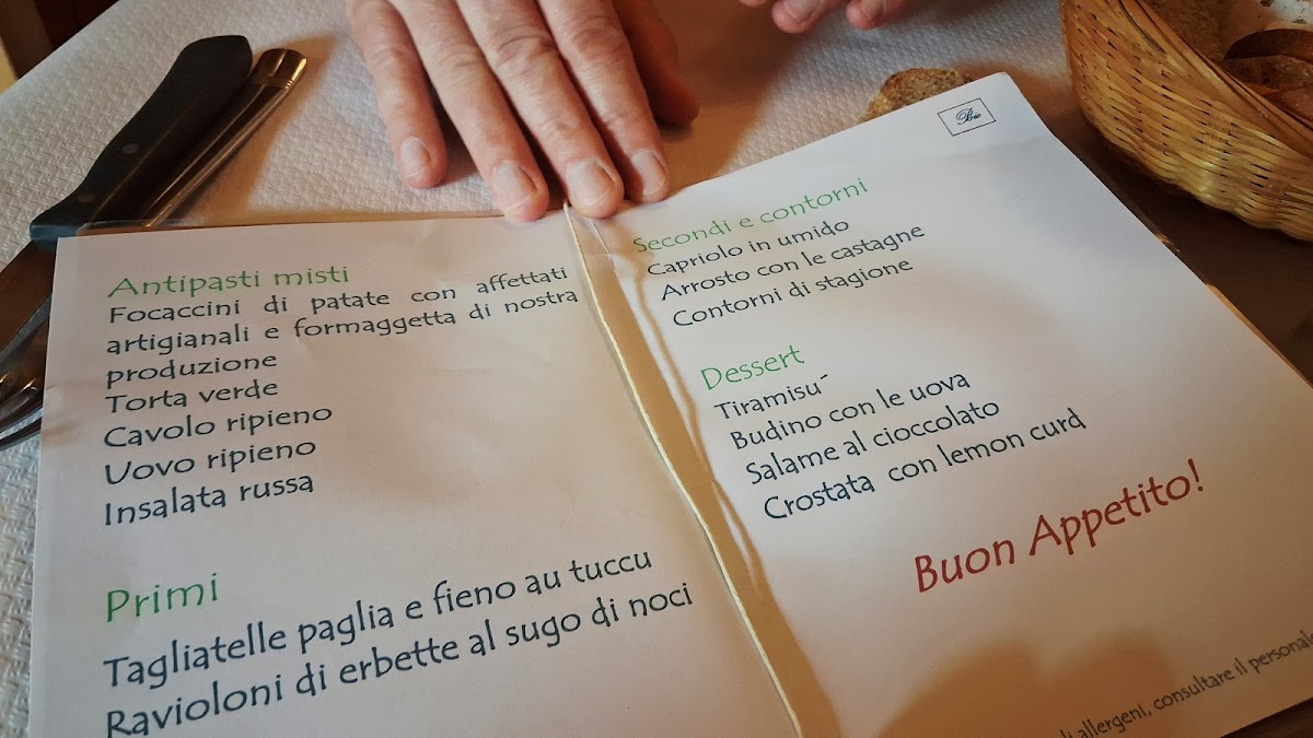 Un altro posto Photo Menu 1