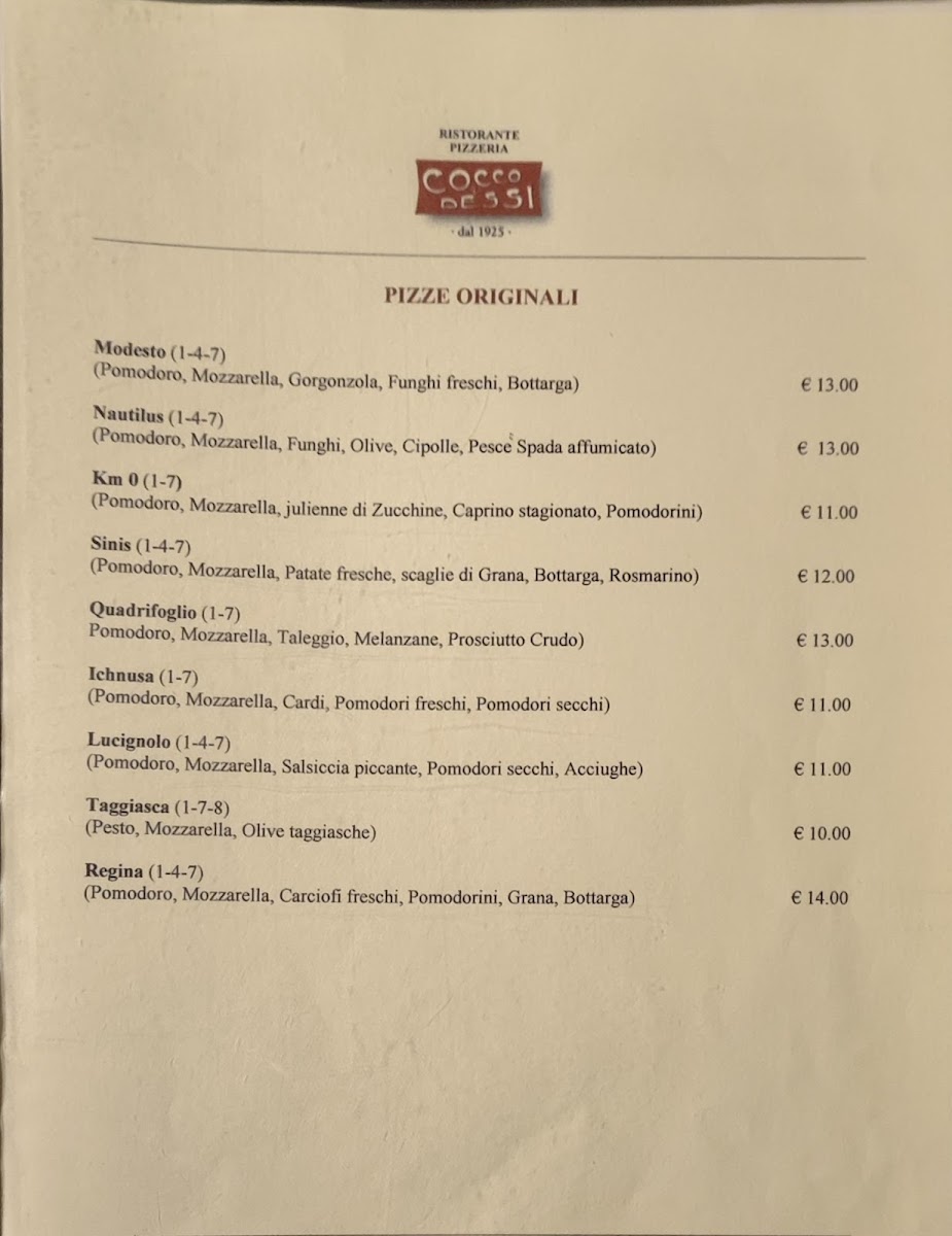 Ristorante Cocco & Dessì Restaurant Photo Menu 7