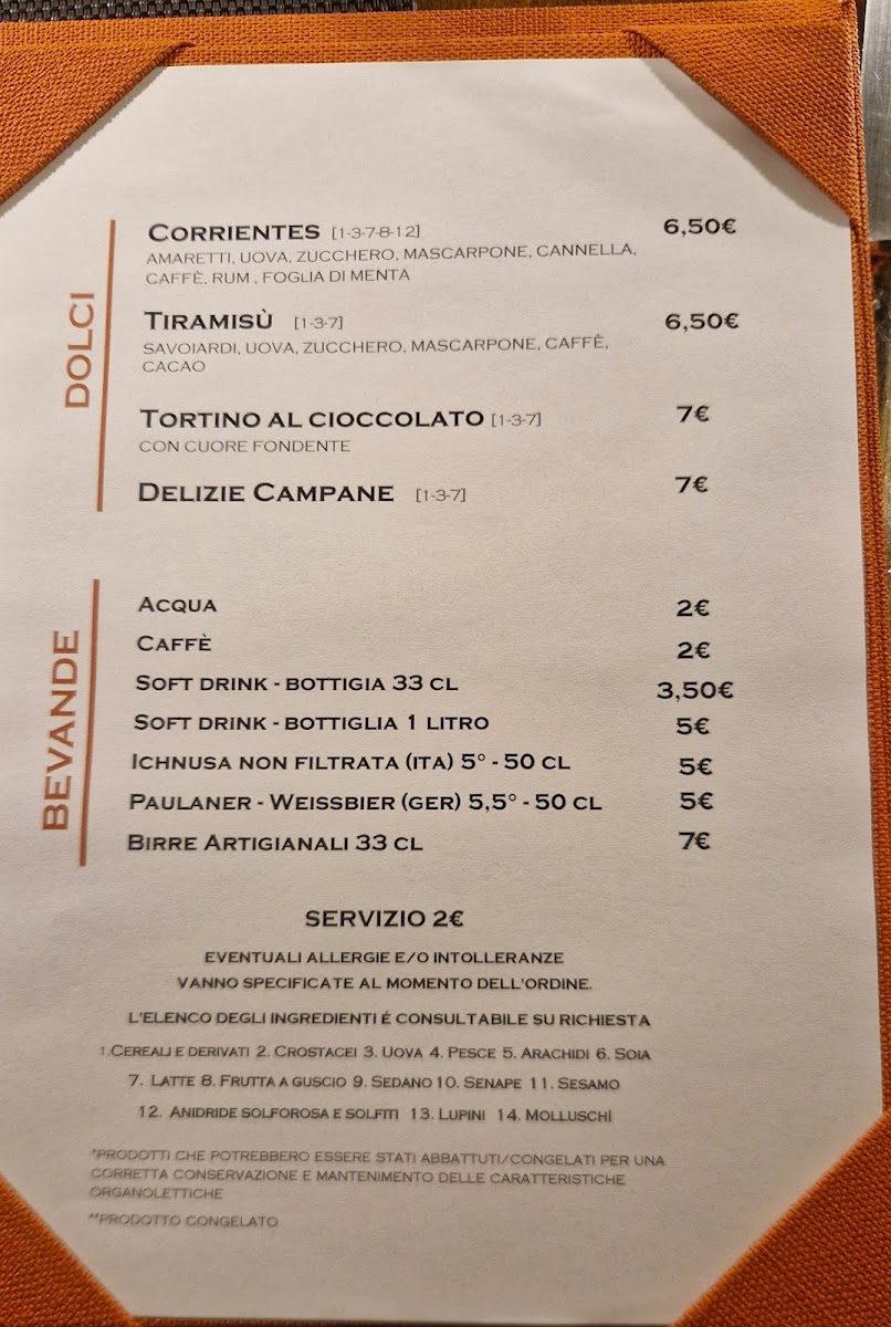 Cafè Corrientes Photo Menu 1