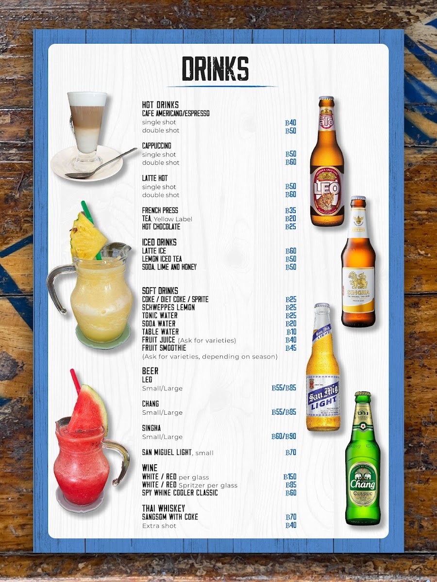 Cafe Del Mar Photo Menu 3