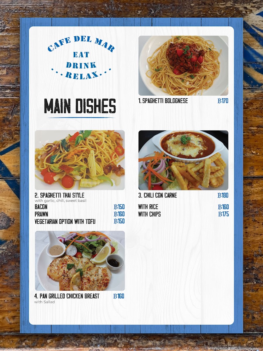 Cafe Del Mar Photo Menu 6