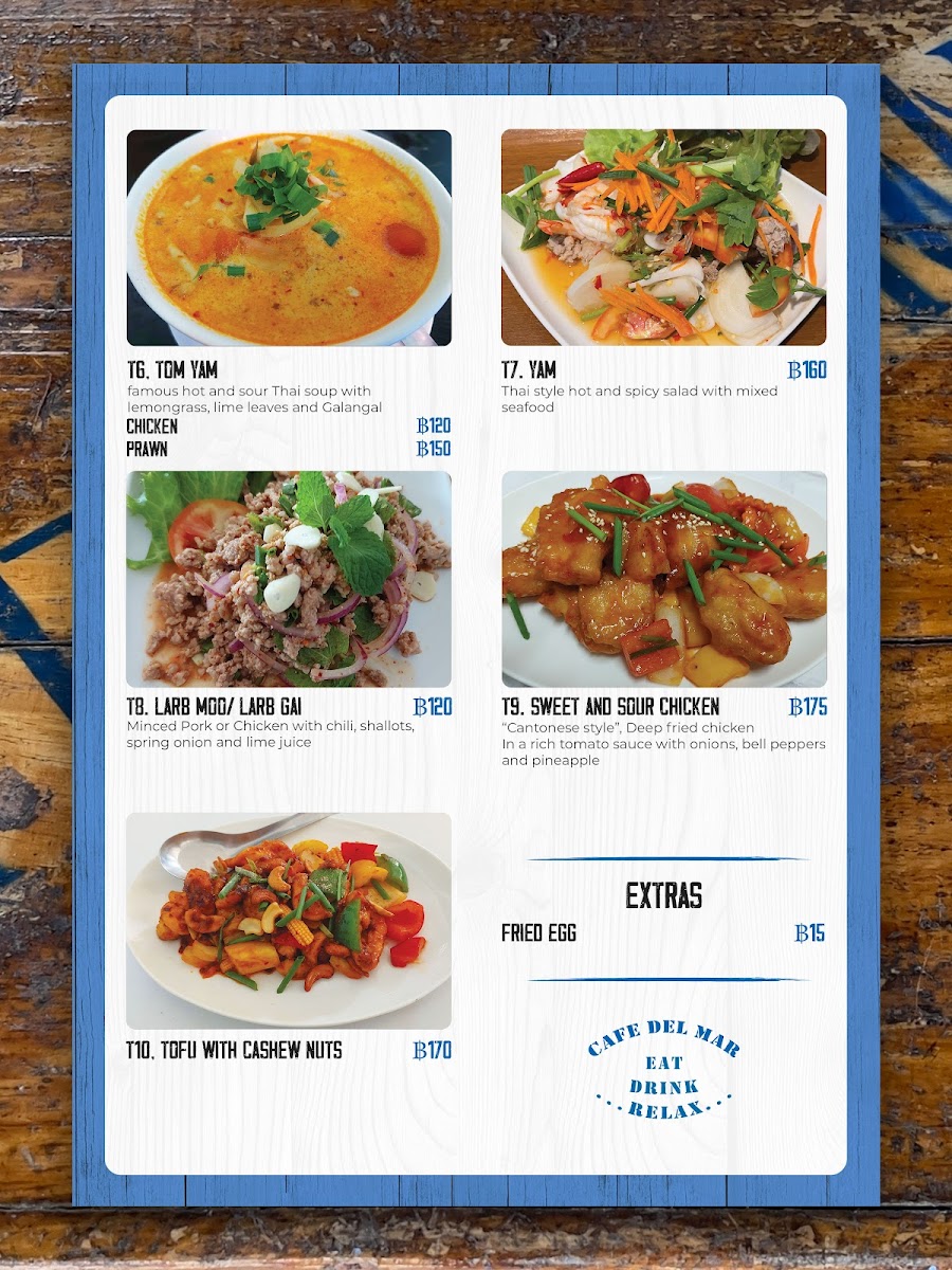 Cafe Del Mar Photo Menu 7