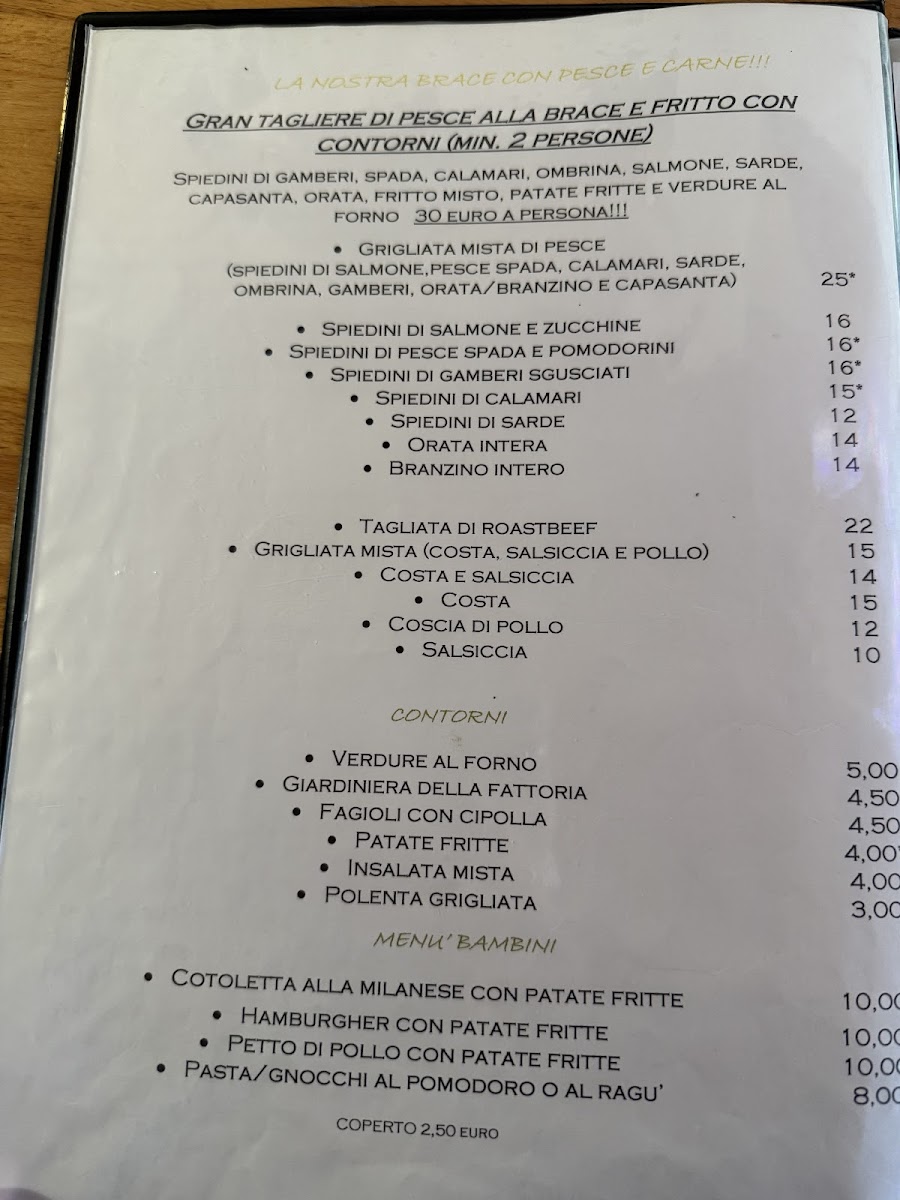 Ristorante Alla Fattoria Photo Menu 6