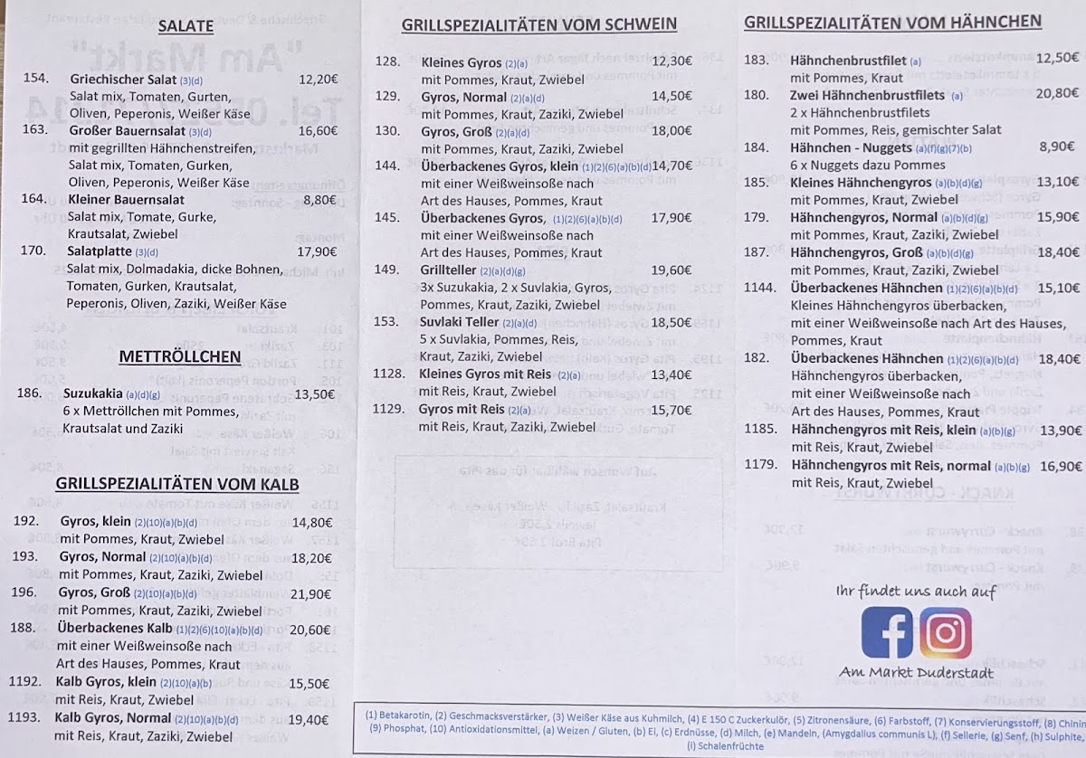 Michaels Grill Photo Menu 2