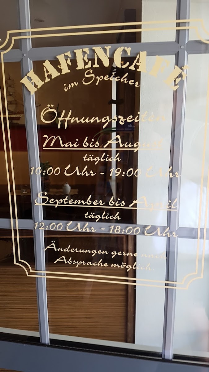 „Hafencafe im Speicher „ Photo Menu 6